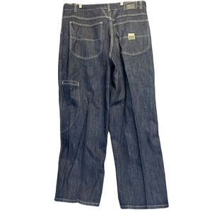 VTG Marithe‎ Francois Girbaud Jeans Baggy Hip Hop Skater Men 42x31 Dark Wash 90s